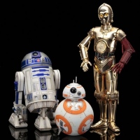 Фигурки Звездные Войны - Статуэтки C-3PO R2-D2 и BB-8