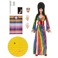 Фигурка Эльвира Повелительница Тьмы Retro Clothed Action Figures - 8” Elvira (Over The Rainbow)