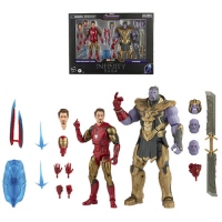 Фигурки Марвел Ледженс - Фигурки Железный Человек и Танос (Marvel Legends 6" Figures - Infinity Saga - Iron Man Mark 85 Vs. Thanos (AVN 4 Endgame))