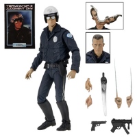 Фигурки Терминатор - Фигурка Мотокоп T-1000 (Terminator Figure Ultimate T-1000 Motorcycle Cop)