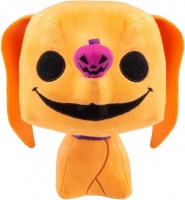 Фигурка Зеро Funko Pop! Plush: The Nightmare Before Christmas - Zero (Blacklight)