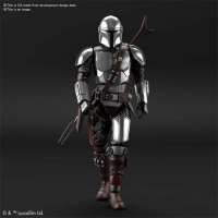 Фигурки Мандалорец - Фигурка Мандалорец Star Wars Model Kits - The Mandalorian - 1/12 Scale The Mandalorian (Beskar Armor) (Silver Coating Ver.)