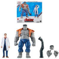 Фигурка Халк и Доктор Беннер Marvel Legends 6" Figures - Avengers 60th Anniversary - Gray Hulk And Dr Bruce Banner 2- Pack