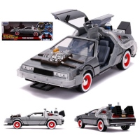 Фигурки Назад в Будущее - Машина Машина Де Лореан (1:24 Scale Diecast Back To The Future)