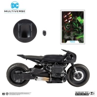 Бэтцикл DC Multiverse Vehicle The Batman (2022 Movie) 7" Scale Batcycle