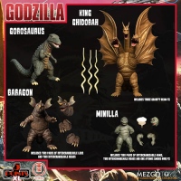 Фигурки Годзиллы 5 Points XL Figures Godzilla: Destroy All Monsters (1968) Round 2 Boxed Set