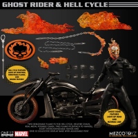 Фигурки Призрачный Гонщик Марвел - Фигурка Призрачный Гонщик (One:12 Collective Figure Ghost Rider And Hell Cycle Set)
