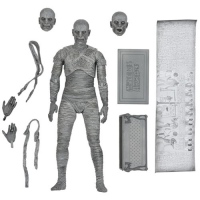 Фигурка Мумия Universal Monsters 7" Scale Figure Ultimate Mummy (Black & White)