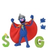 Фигурка Супер Гровер Sesame Street 7" Scale Figures - Ultimate Super Grover
