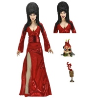Фигурка Эльвира Retro Clothed Action Figures - 8” Elvira Red, Fright, And Boo