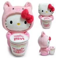 Фигурка Hello Kitty Plush - Nissan Cup Noodle x Hello Kitty - 16" Pork Cup Plush
