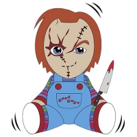 Фигурки Чаки - Фигурка Плюшевый Чаки (HugMe Plush Child's Play Chucky)