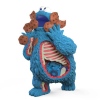 Фигурка Коржик Vinyl Art Figures - Sesame Street - 8" Kaiju Anatomy Cookie Monster (Flocked)