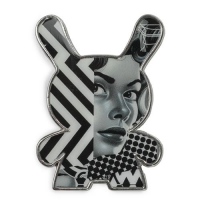Значок Dunny 20th Anniversary Monochromic Dunny Pin By Tristan Eaton