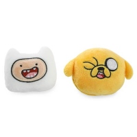 Набор значков Финн и Джейк Pins & Buttons - Adventure Time - Jake & Finn Plush Pin 2-Pack